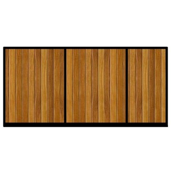 Poarta culisanta din otel si lemn, model PC-01, 4000x1800 mm, vopsita cu lac pentru lemn in diferite nuante Poarta culisanta din otel si lemn, model PC-01, 4000x1800 mm, vopsita cu lac pentru lemn in diferite nuante