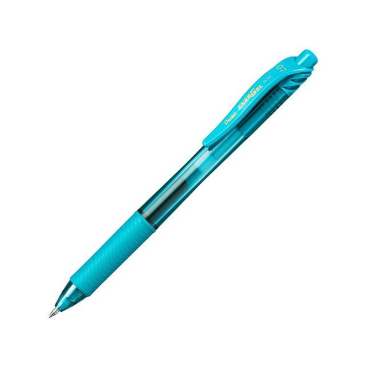 Pentel 1037596 Pentel: EnerGel X zselés rollertoll 0,7mm-es türkiz Többszínű