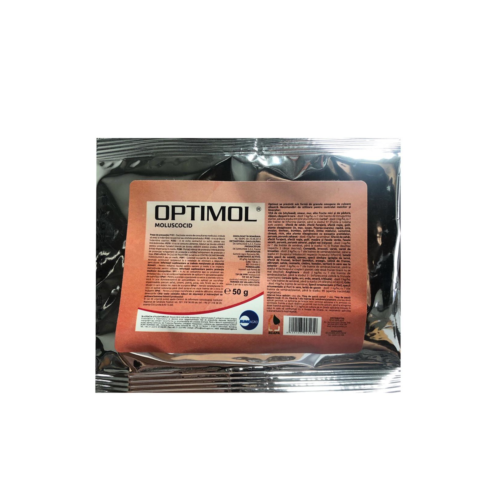 Moluscocid Optimol importiva melcilor 50 GR