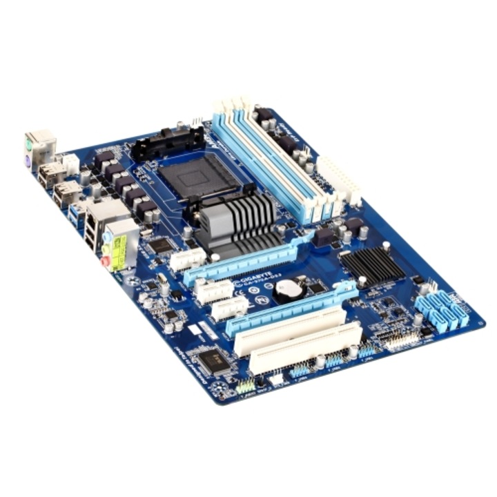 Дънна платка Gigabyte 970A-DS3, socket AM3+ - eMAG.bg