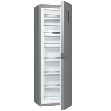 Congelator Gorenje FN6192PX, 277 l, No Frost, Clasa E, H 185 cm, Inox