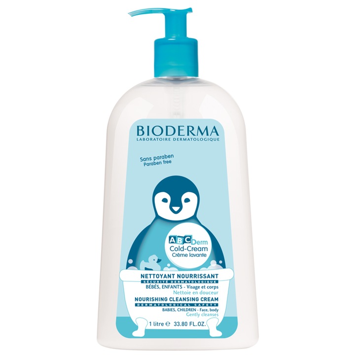 Crema de spalare Bioderma ABC Derm Cold Cream, 1000 ml