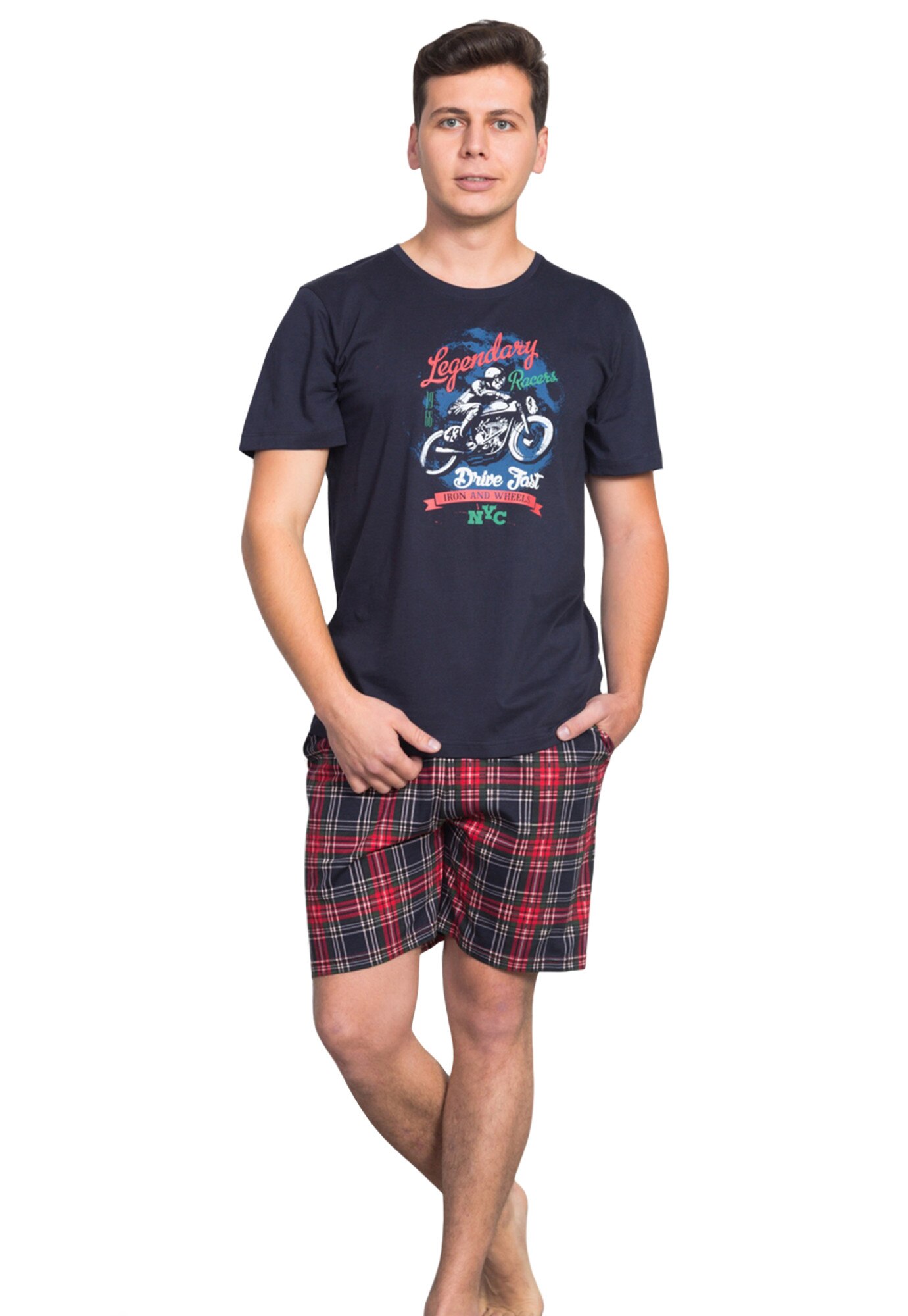 Pijama barbati Gazzaz by Vienetta, model Legendary Racers