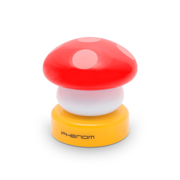 Phenom Gombalámpa, piros, 20274A
