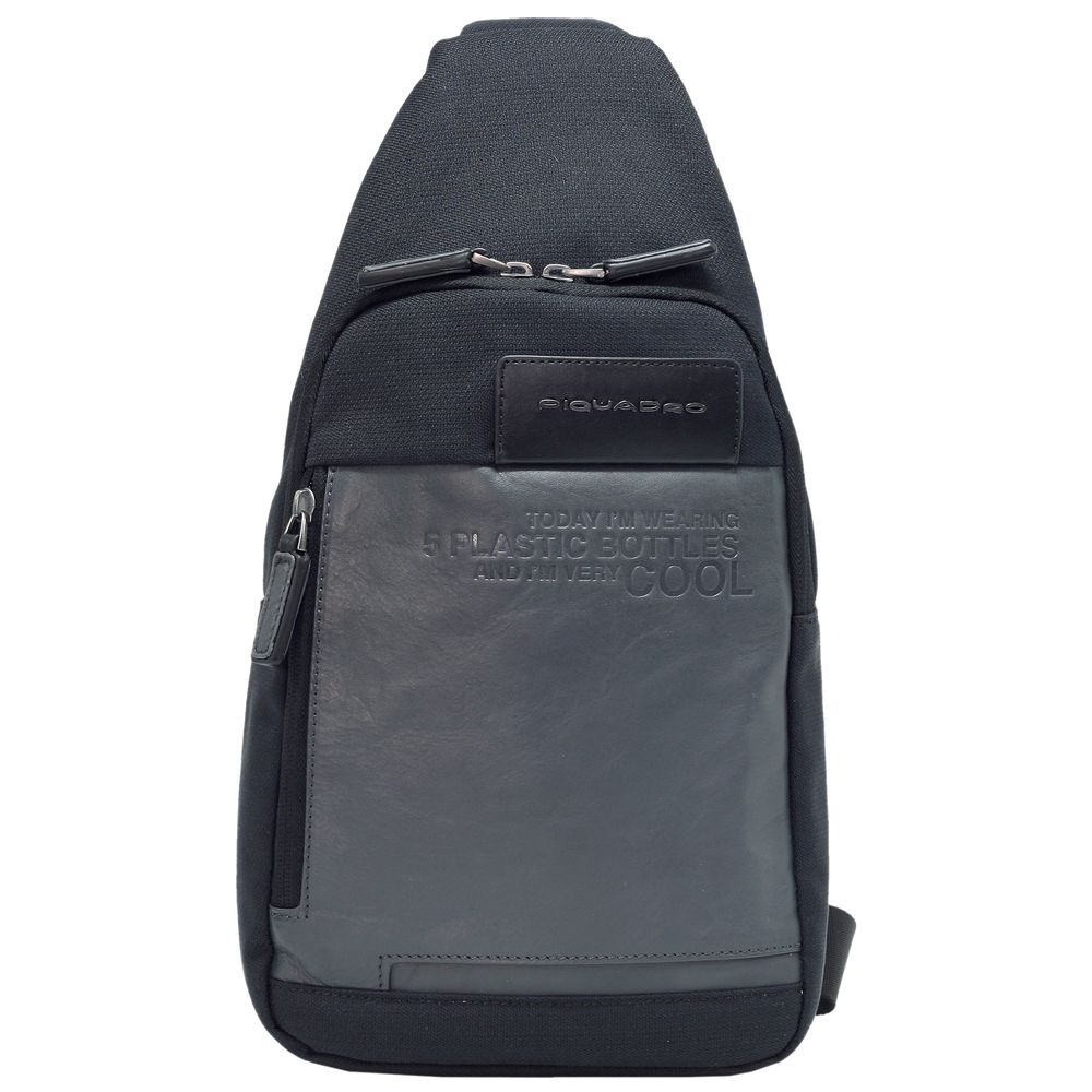 Rucsac cu o curea de umar, port iPad si buzunar pentru Connequ, CA5159W107/N, negru, Piquadro