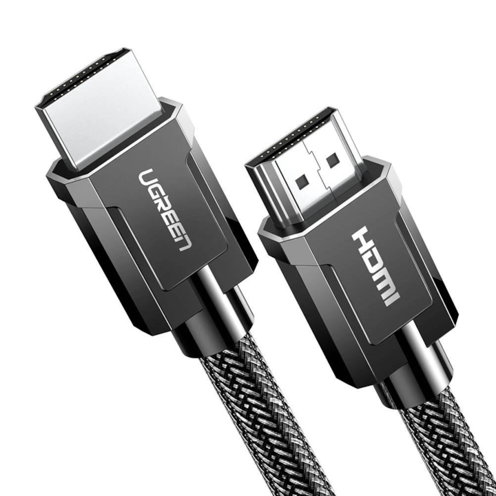 Кабел UGREEN HD135 HDMI 2.1, 8K 60Hz, 2 м, Черен