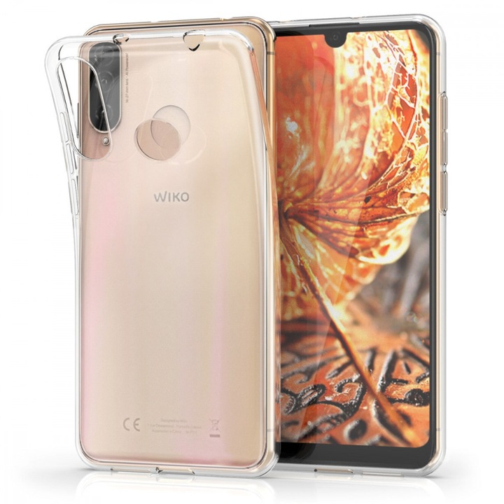 Калъф за Wiko View 3, Силиконов, Прозрачен, 48076.03