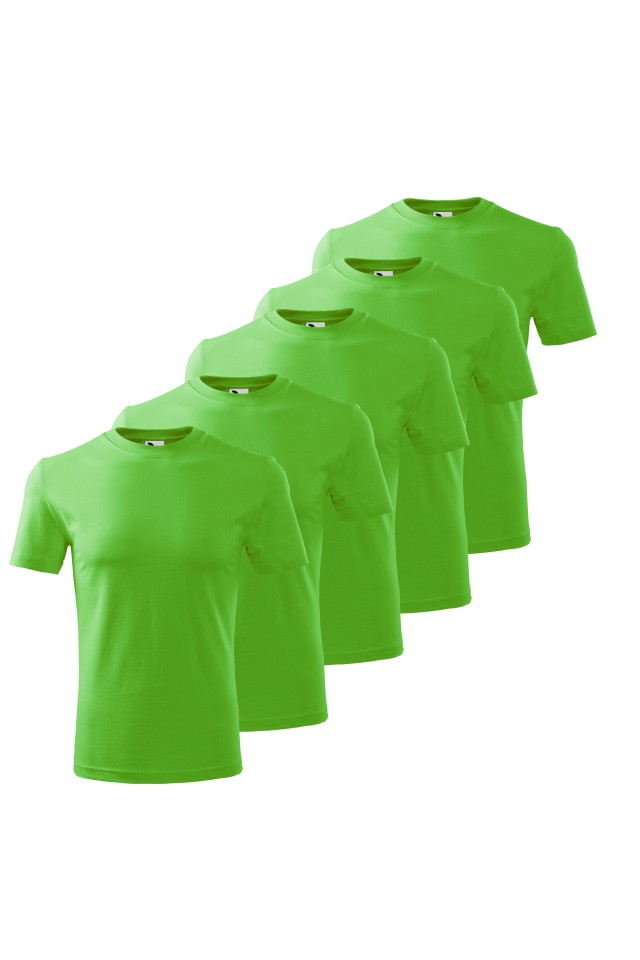 Set 5 tricouri pentru barbati, Verde mar, P73-92, Verde