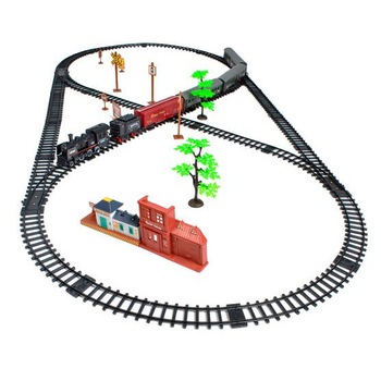 Circuit Cu Tren Electric DDEshop, lungimea totala a Pistei de pana la 7 metri, Scoate Sunete si Aburi Reale unui Tren Circuit Cu Tren Electric DDEshop, lungimea totala a Pistei de pana la 7 metri, Scoate Sunete si Aburi Reale unui Tren