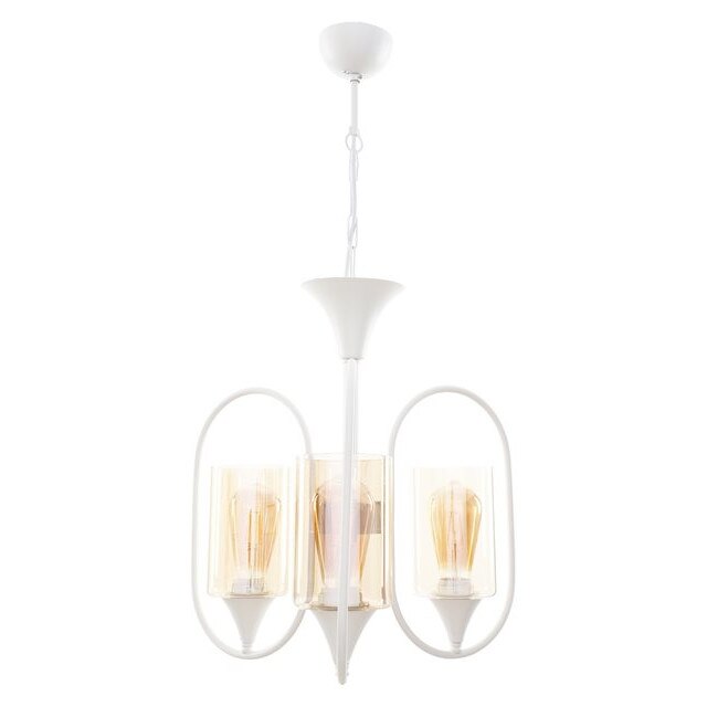 Lustra Alberta, 3, Begusa, E 27, 60 W, alb