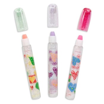 Set 3 radiere, Zola®, stil pix, portocaliu / mov / rosu Set 3 radiere, Zola®, stil pix, portocaliu / mov / rosu