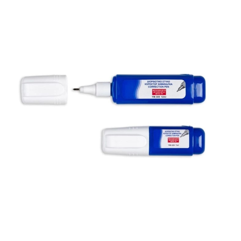 Set pasta corectoare, Zola®, cu varf de meta, 2 bucati, 6 ml