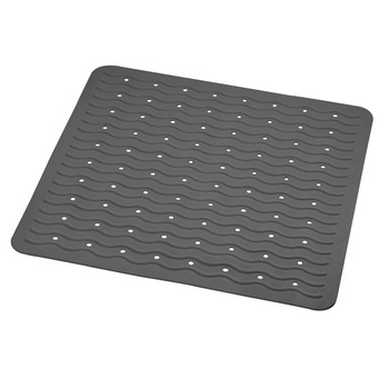 Covoras antiderapant pentru cada de dus Ridder Playa gri inchis ciment 54x54cm Covoras antiderapant pentru cada de dus Ridder Playa gri inchis ciment 54x54cm