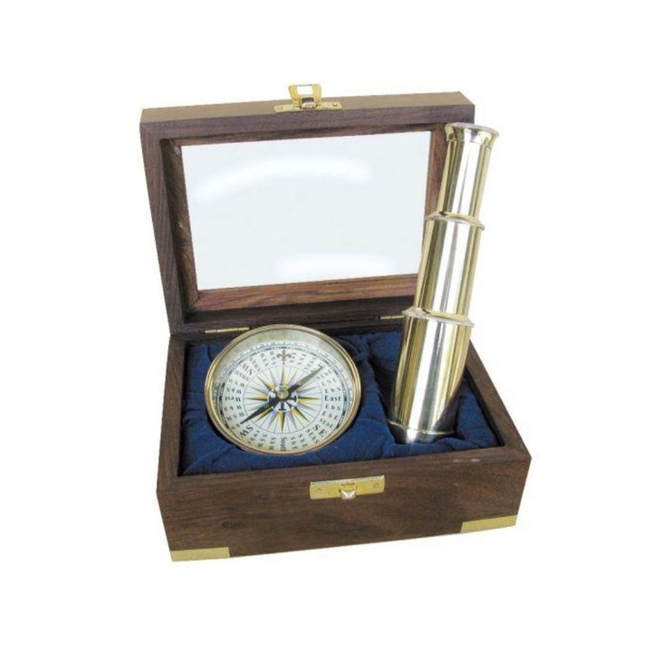 Tengeri készlet távcsővel és iránytűvel 9299