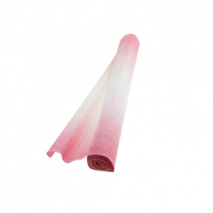 DACO Gradient virágos papír, 50x250 cm, 5 db/szett, 180 g/m², rózsaszín/fehér