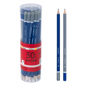 Set 30 creioane, Zola®, albastru / gri Set 30 creioane, Zola®, albastru / gri