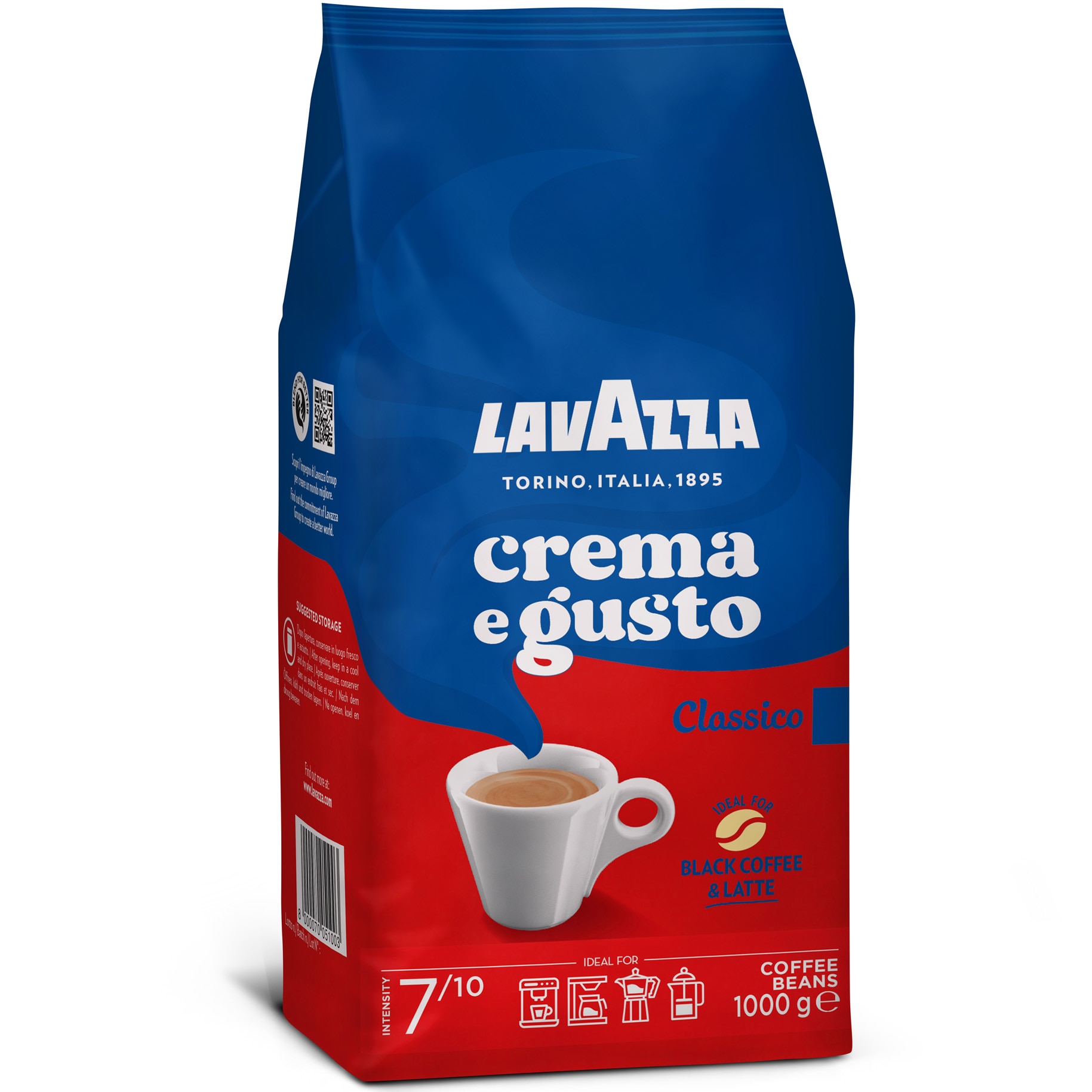 Lavazza Crema e Gusto Classico szemes kávé, 1 kg - eMAG.hu