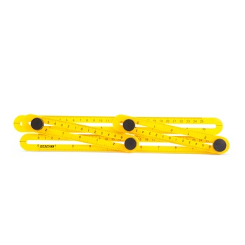 Rigla cuadrilatera Handy, Plastic, Copiator unghiular, 31 x 18 cm, Galben Rigla cuadrilatera Handy, Plastic, Copiator unghiular, 31 x 18 cm, Galben