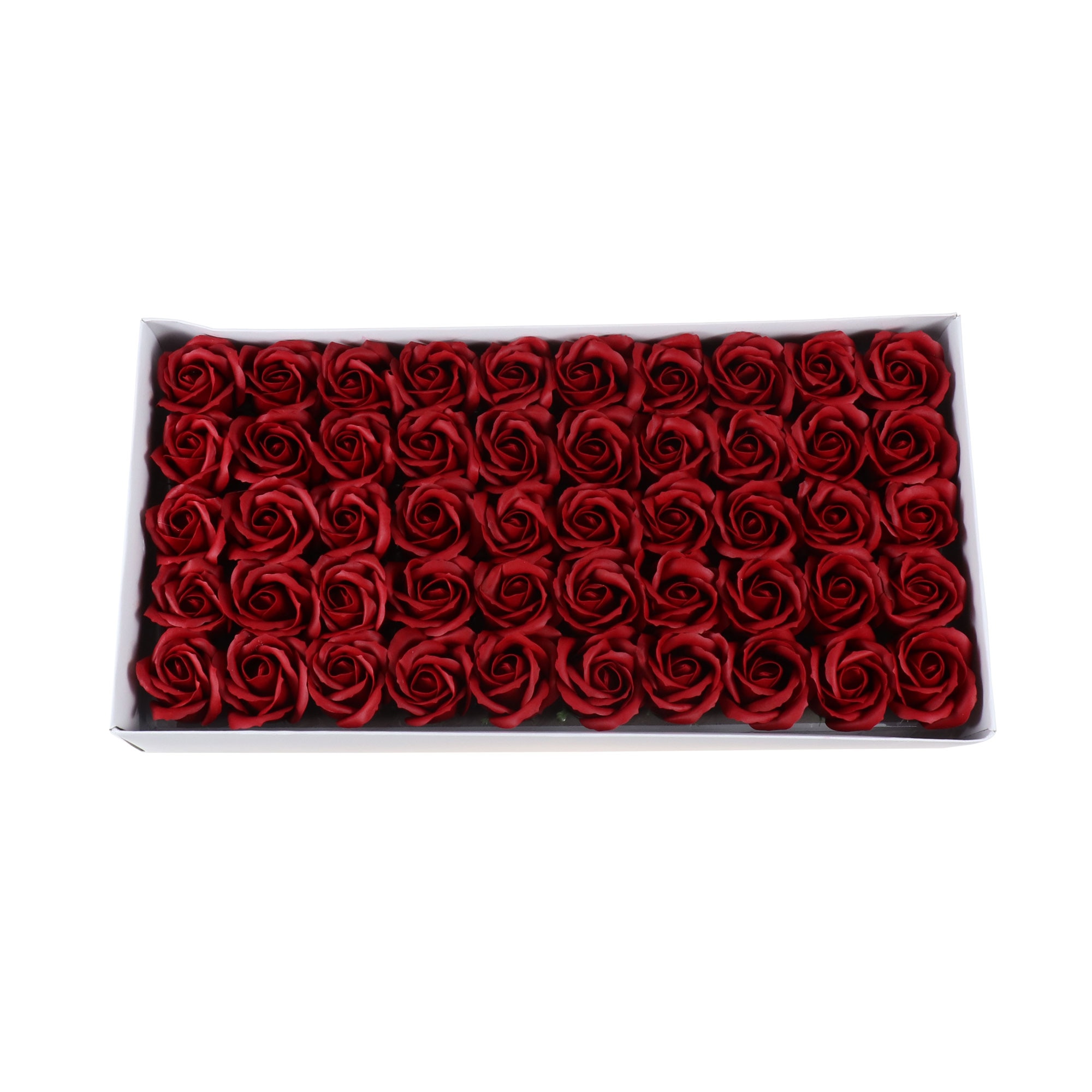 Trandafiri din sapun, 50 buc/Set, CD2573-Rosu inchis 6
