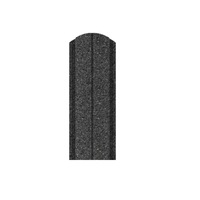 sipca gard metalica grosime 15 mm lungime 1200 mm latime 110 mm placare roca vulcanica gri inchis imagen 53_0_
0