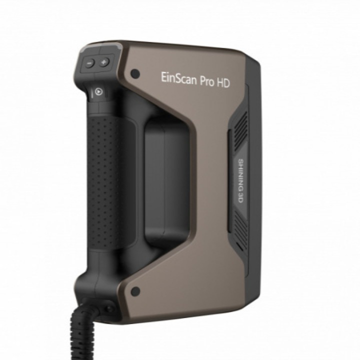 Scanner 3D portabil multifunctional Einscan Pro HD, Shining 3D, Negru/Maro