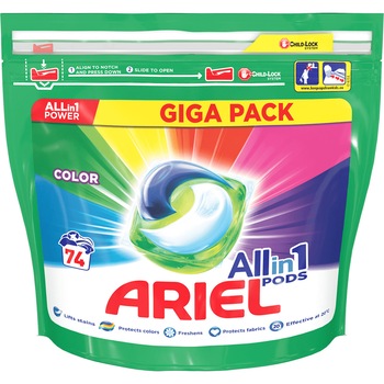 Detergent de rufe Ariel caspule Allin1 Pods 74buc Color Detergent de rufe Ariel caspule Allin1 Pods 74buc Color