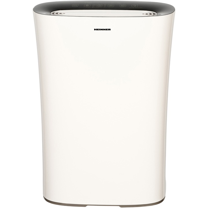 Пречиствател за въздух Heinner HPA-M205, CADR 205 м3/ч, 22 W, Сензорно управление, Безшуменр режим, Multiple filter, Индикатор за качеството на въздуха, Таймер, Бял