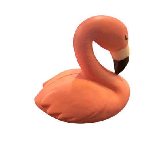 Jucarie Squishy Flamingo Jumbo, 17 cm