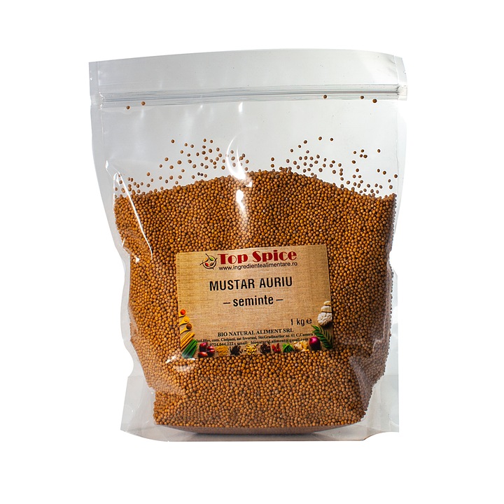 Mustar boabe TOP SPICE, 1000 g