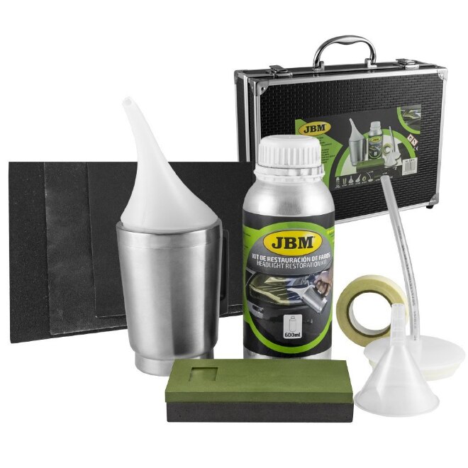 Kit restaurare faruri cu polimer lichid JBM - include 600ml substanta