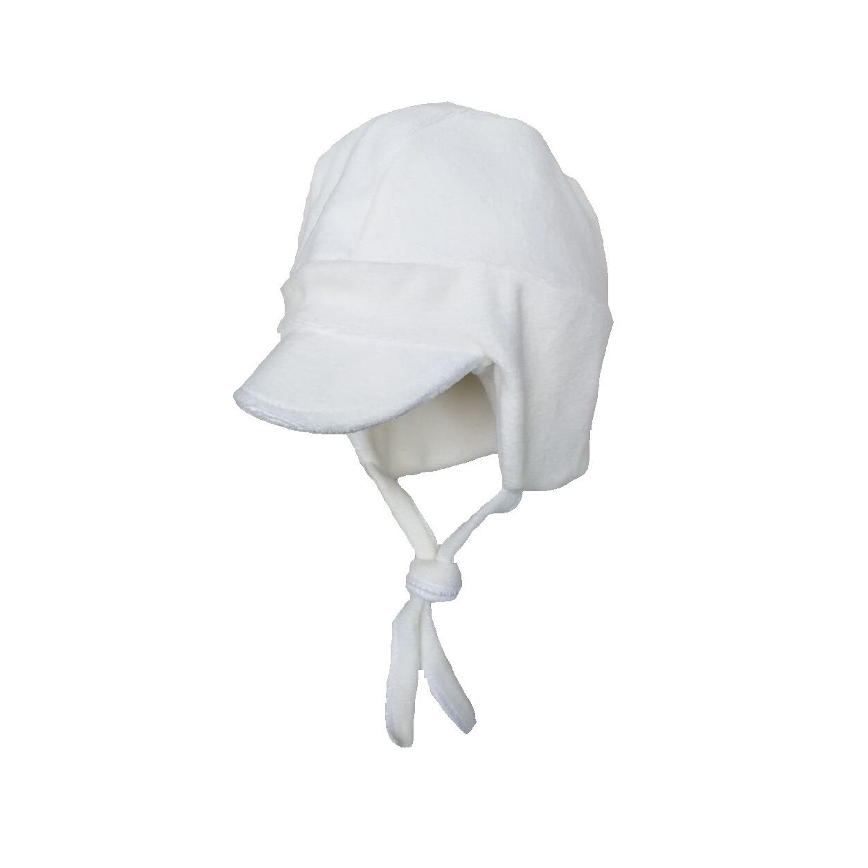 Sapca Mic Pitic S40NN din catifea captusita cu bumbac, Ecru