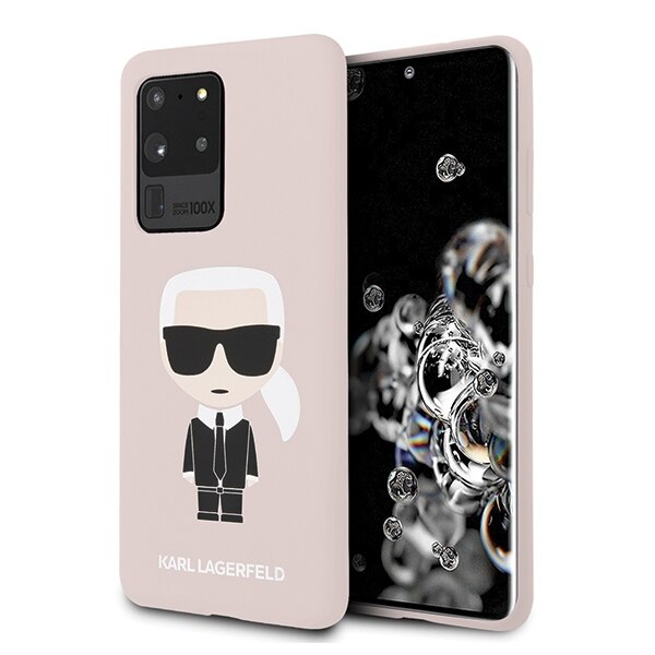 Husa Samsung S20 Ultra Karl Lagerfeld Silicone Iconic Pink