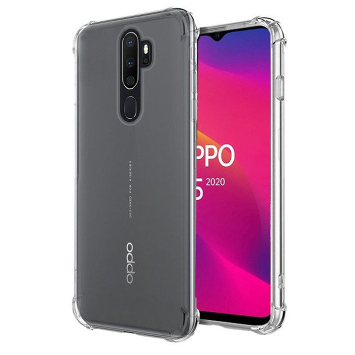 Калъф Oppo A5 2020 TPU G-Tech Antishock Transparent