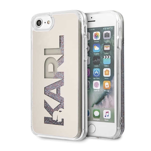 Husa iPhone SE 2020 / 7 / 8 Karl Lagerfeld Glitter Mirror Karl Logo
