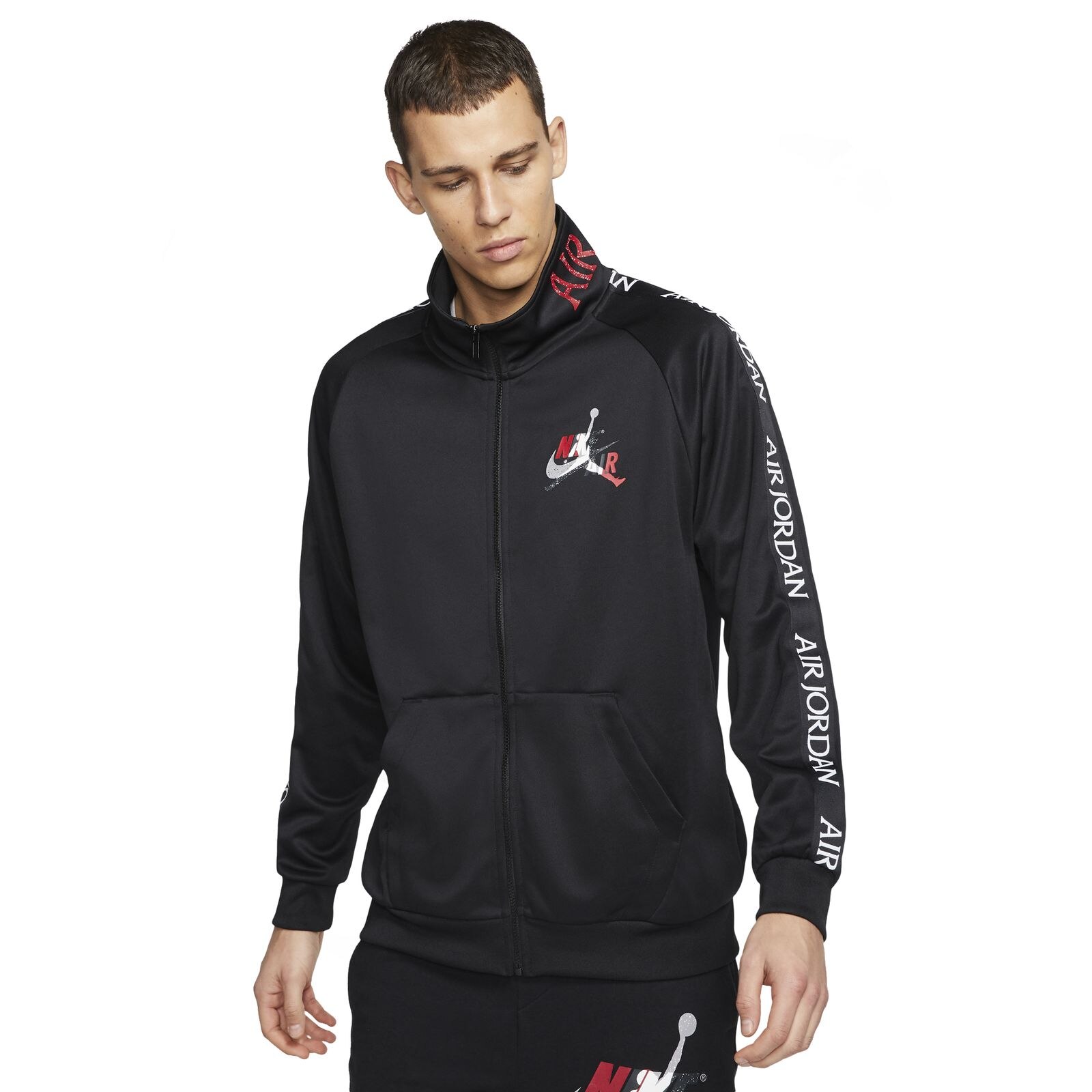 Jacheta Nike M J Jm Clscs Tricot Warmup Jkt, Negru