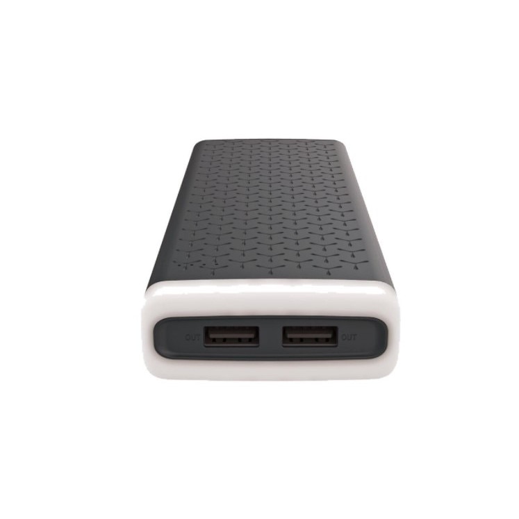 Acumulator extern PLATINET 20.000 mAh, 2.1A, 2 porturi USB, Ambient Lighting