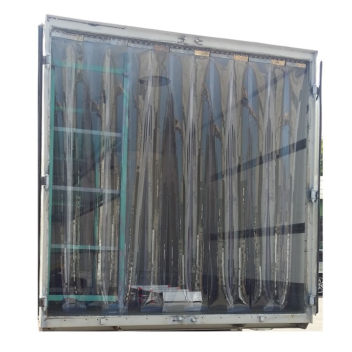 Завеса от PVC ленти TECCO, За камион или хладилен склад (-25...+40 C), Ширина 215 см, Височина 205 см