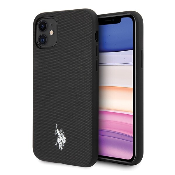 Husa iPhone 11 US Polo Type Collection Neagra