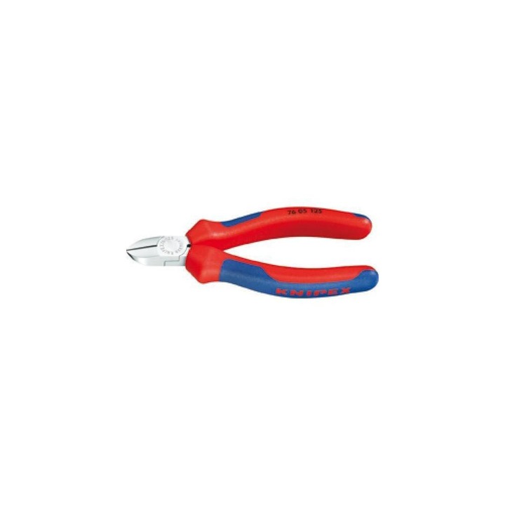 Knipex elektromechanikai oldalcsípőf. 125mm króm. sziget