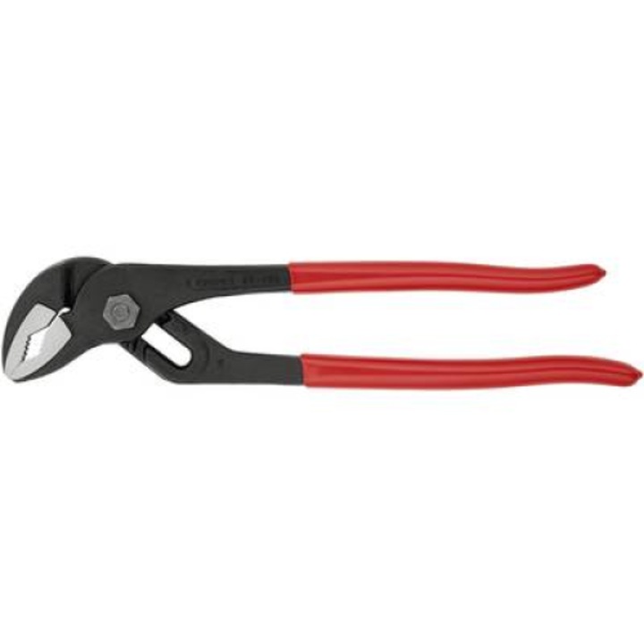 Cleste reglabil KNIPEX, 250 mm, instalatii sanitare, cleste papagal, dispozitiv autoblocare, manere plastic, 89 01 250