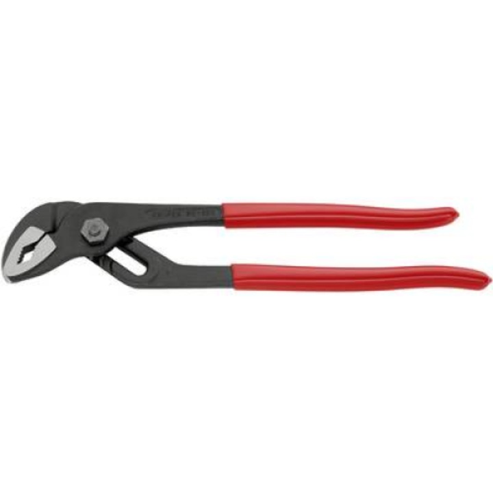 Cleste reglabil KNIPEX, 250 mm, instalatii sanitare, cleste papagal, dispozitiv autoblocare, manere plastic, 89 01 250