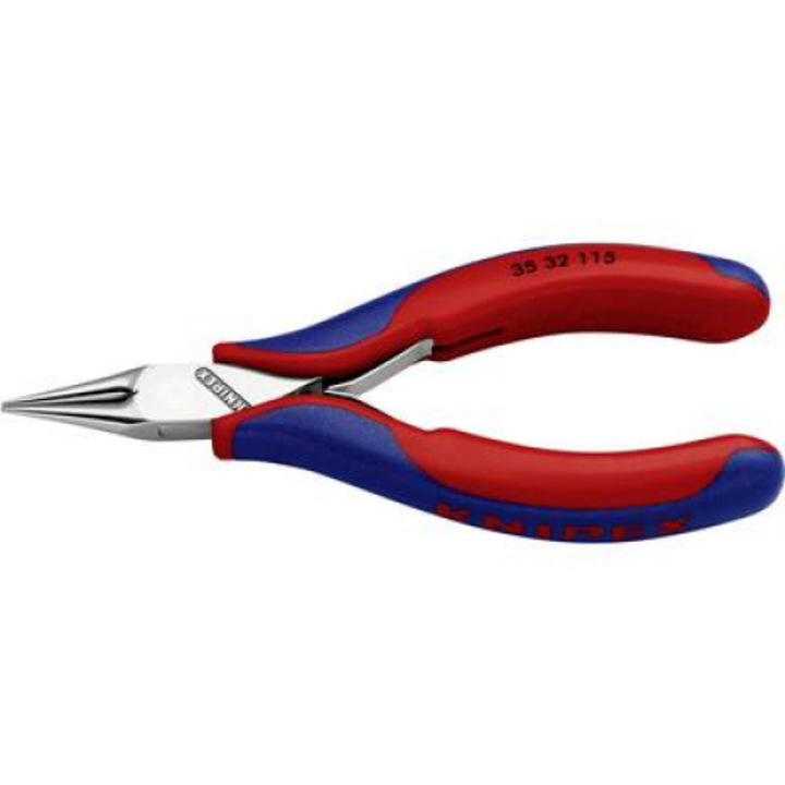 Клещи, Knipex, 115 мм, червено/синьо
