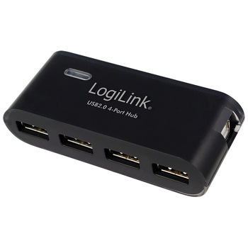 Hub Logilink UA0085, 4 porturi,USB 2.0, include alimentarea Hub Logilink UA0085, 4 porturi,USB 2.0, include alimentarea