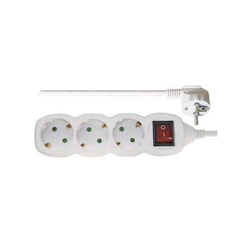 Prelungitor Emos 3 prize, protectie copii, cu intrerupator, 3m Prelungitor Emos 3 prize, protectie copii, cu intrerupator, 3m
