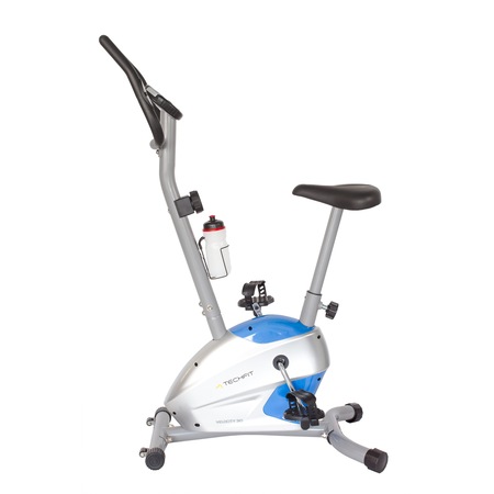 Bicicleta Fitness Magnetica Techfit Velocity 310, Greutate volanta: 4 kg, Greutate utilizator: 100kg, Roti pentru transport