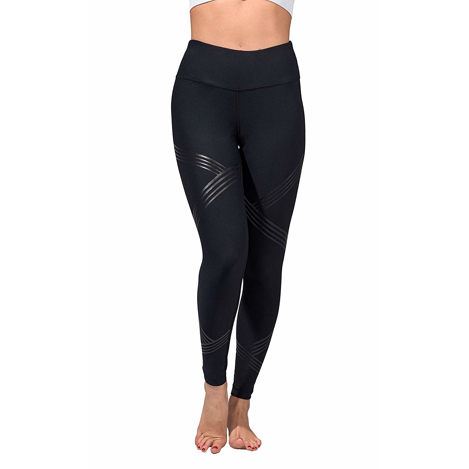 Colanti lungi 90 DEGREE BY REFLEX pentru fitness, yoga, aerobic, negru, marimea XS, 1A294XS