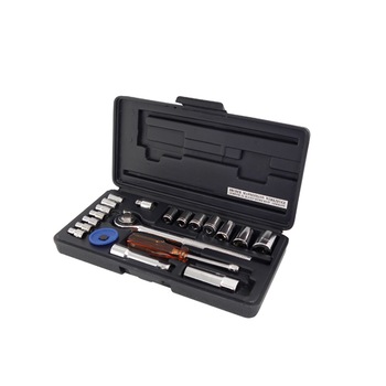 Trusa scule tubulare Carpoint 1/4' - 3/8', 20 piese Trusa scule tubulare Carpoint 1/4' - 3/8', 20 piese