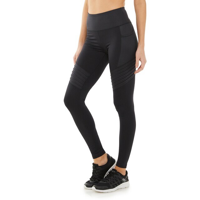 Colanti lungi FILA pentru fitness, yoga, aerobic, negru, marimea M, 1K299M