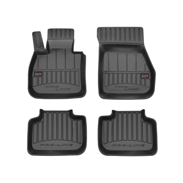 Set 4 covorase auto tip tavita Frogum, Cauciuc, pentru BMW X2 (F39) 11.17- SUV, Negru