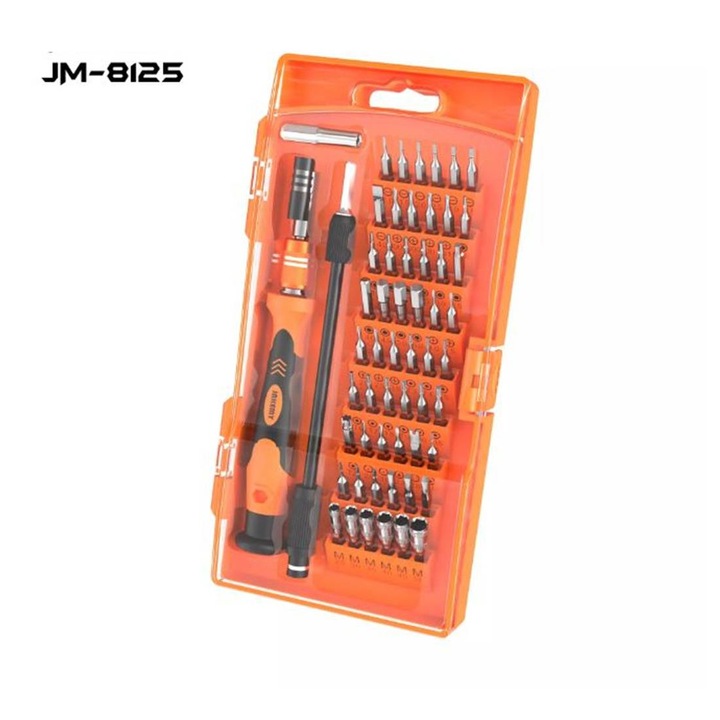 Отвертка с накрайници JAKEMY JM-8112, Комплект 39бр